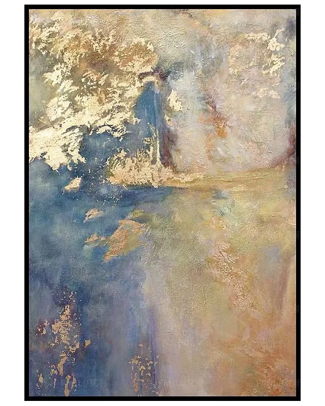 

Large Size Hand Painted Oil Painting On Canvas Gold Purple Grey Modern Home Decor Abstract Wall Art Picture For Living Room Gift