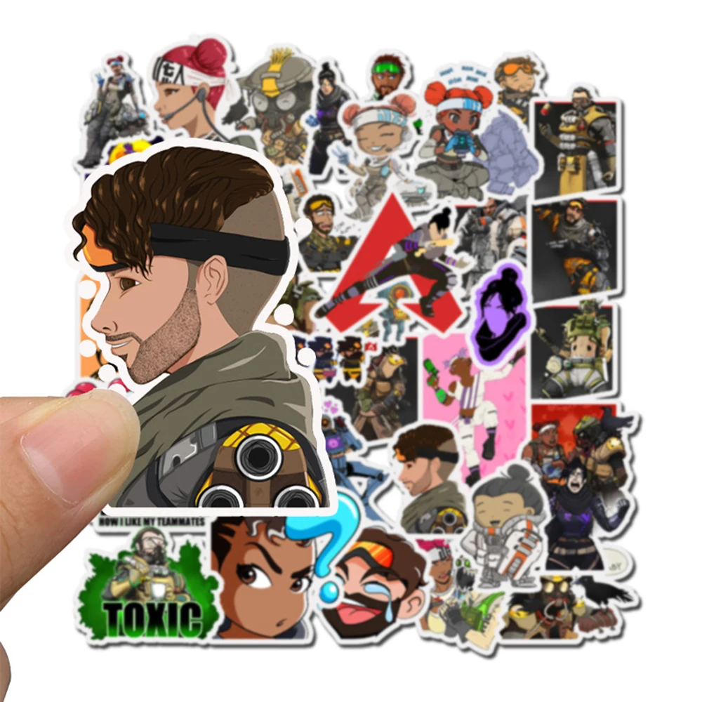 10/30/50pcs Apex Legends Game Graffiti Stickers For Kids Skateboard Laptop Luggage Fridge Motor Car Wall DIY Sticker Decals Toy - купить по