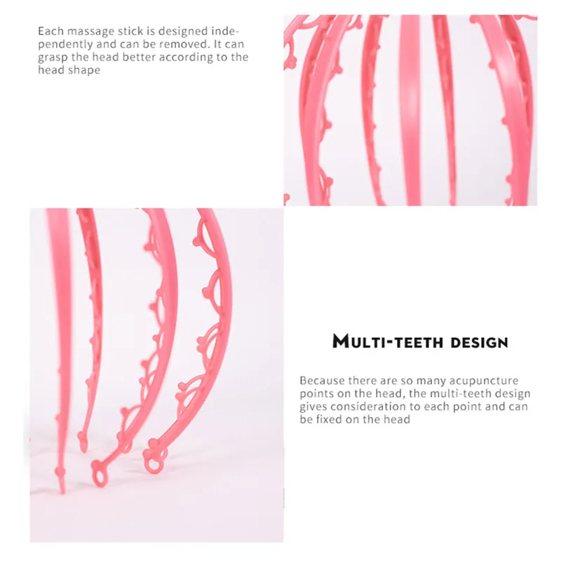 Электрический массажер для головы в виде осьминога перезаряжаемое устройство