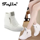 FUJIN2021; Женская обувь; Женские кроссовки на шнуровке; Удобная женская обувь; Женские ботильоны на танкетке; Женская обувь