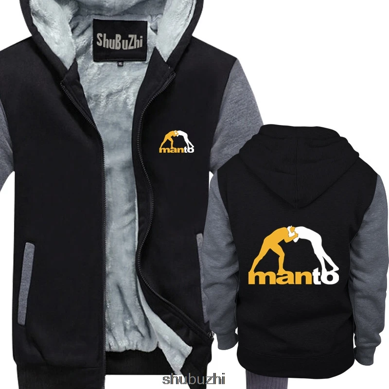 Manto Gi BJJ Jiu Jitsu warm coats Black Men's thick hoodys winter Men coat Comfortable hoodie pullover sbz3200 | Мужская одежда