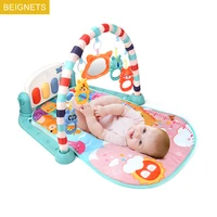 baby activity gym play mat with piano keyboard lullaby infant fitness frame toys crawling activity rug 0 18 months