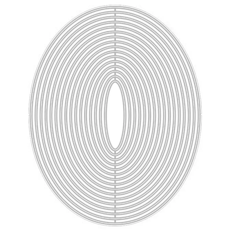 Новинка 2020 лидер продаж Овальный многослойный фоновый высекальный штамп с