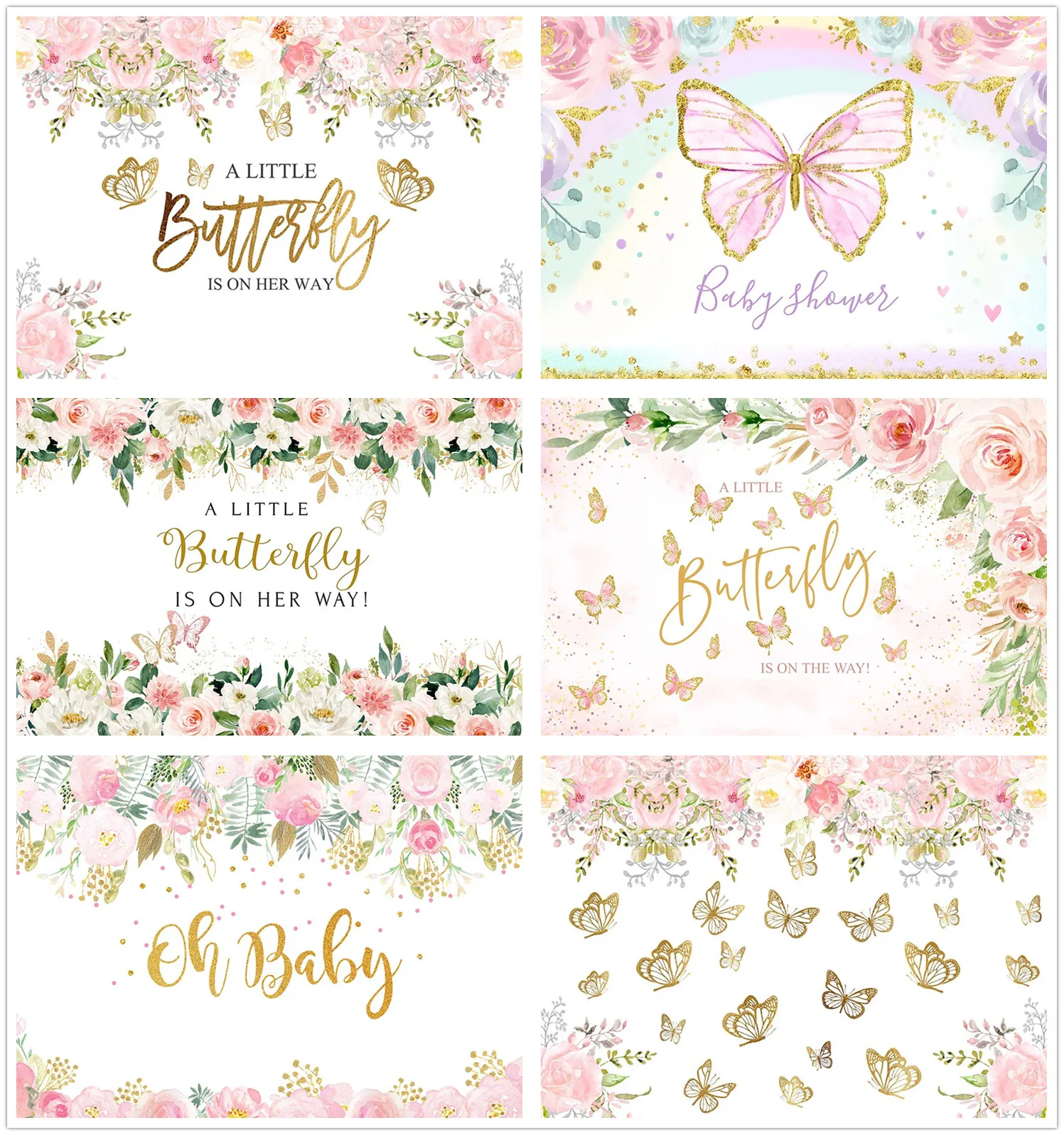 Фон для фотосъемки в честь Дня Рождения 1-го ребёнка Декор баннер десерт стол