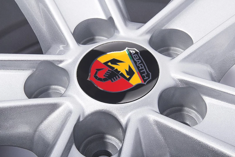 4 шт. Алюминиевый автомобильный колпачок Abarth для центра ступицы значок наклейка