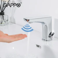 gappo automatic touch basin faucet sensor mixer hot cold water tap waterfall modern design faucet bathroom