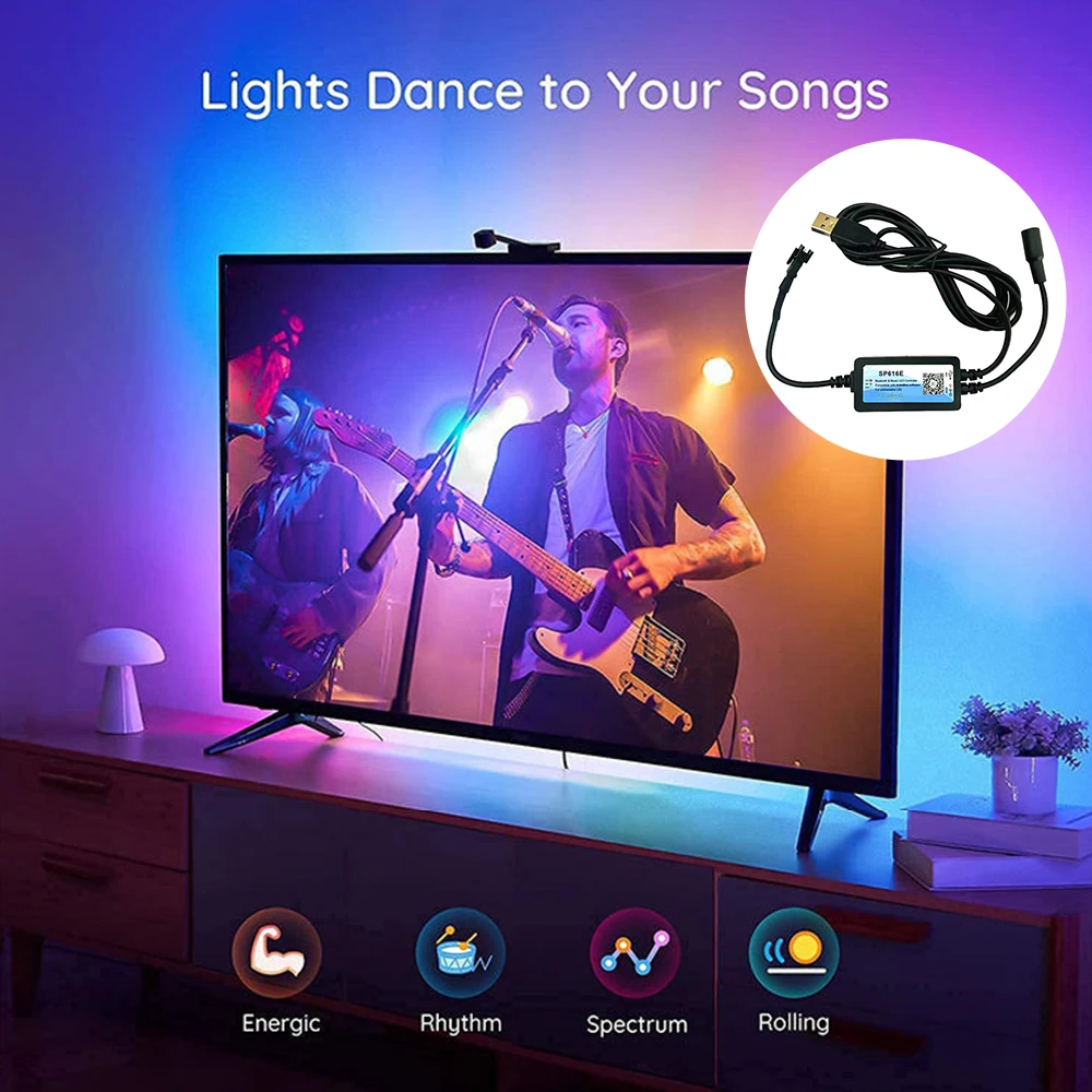 Bluetooth-Контроллер SP616E для подсветки ПК 5 В WS2812B | Освещение