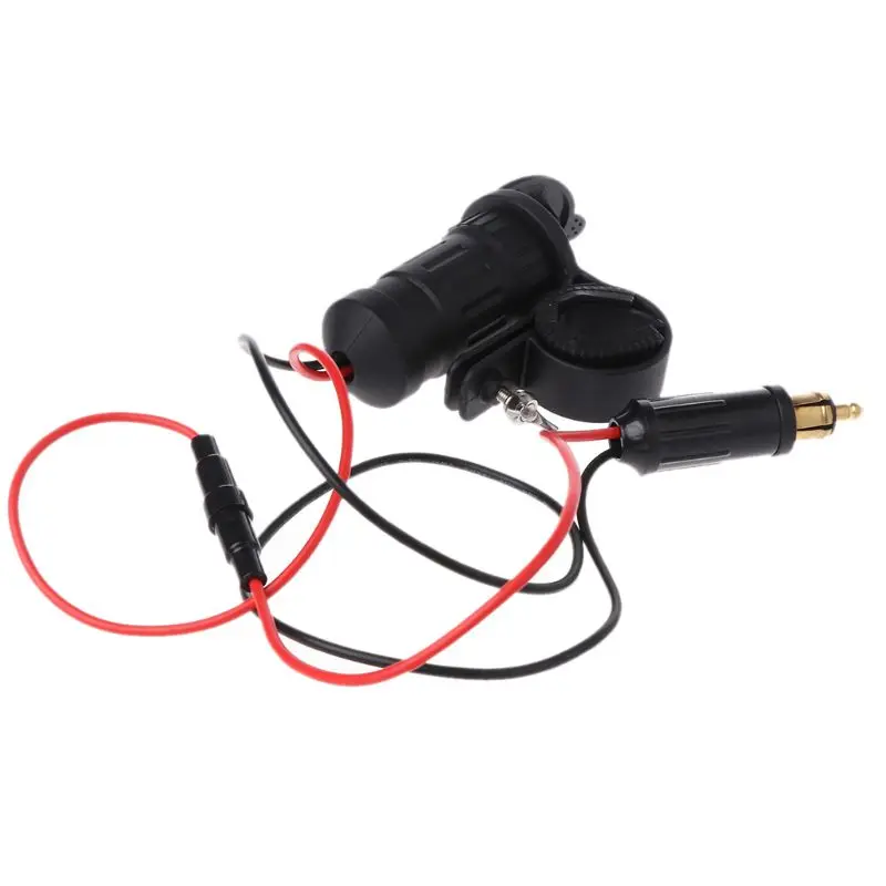 2.1A Dual USB мотоцикл руль сигареты светильник er разъем для BMW Hella/DIN вилка мотоцикла