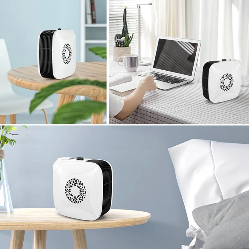 Удобный компактный обогреватель подключаемый мини портативный для офиса дома и