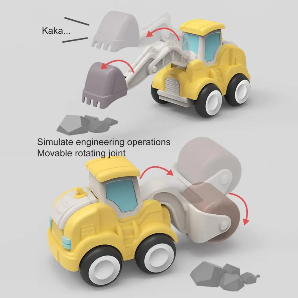 

Cute Competition Game Robot Excavators Toys Slide Inertia Car Kids Toy Brain Development