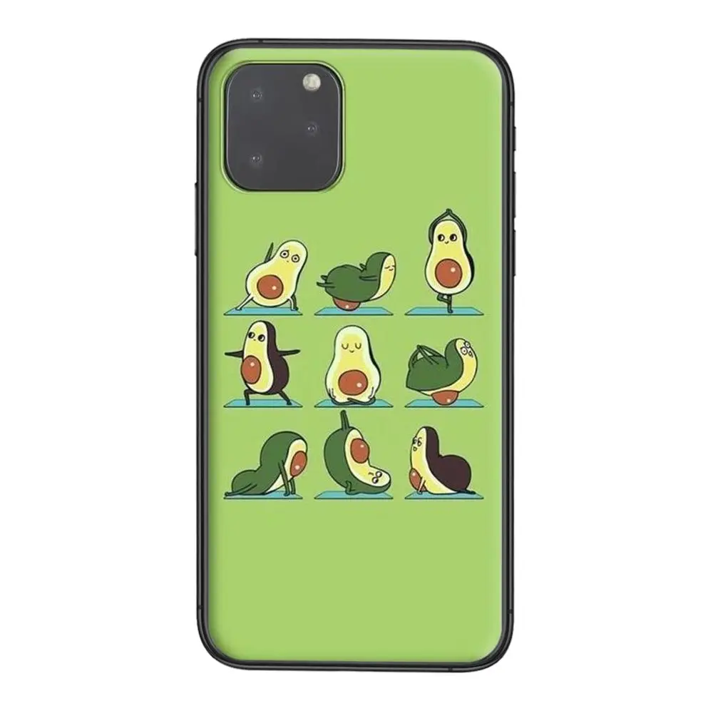 Вкусный авокадо для Galaxy A02 A22 A71 A51 A50 A42 A40 A32 A31 A30S A21S A20 A20S A20E A12 цвет черный