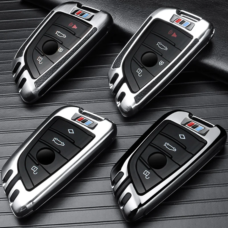 Новый цинковый сплав автомобильный чехол для ключей BMW X1 X3 X5 X6 серии 1 2 5 7 F15 F16 E53 E70