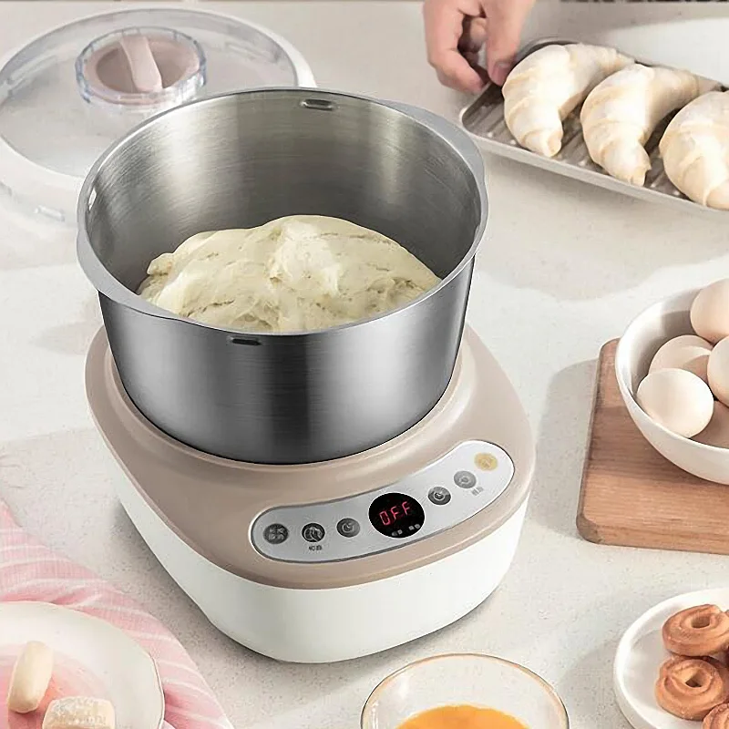 Kitchen Mixer Dough Kneading Machine Blender Dough Mixing Machine Intelligent Timing Food Processors Food Mixing Machine