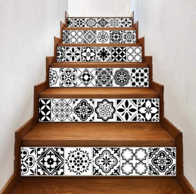 Ретро плитка стикер для кухни Ванная Комната ПВХ самоклеющиеся настенные