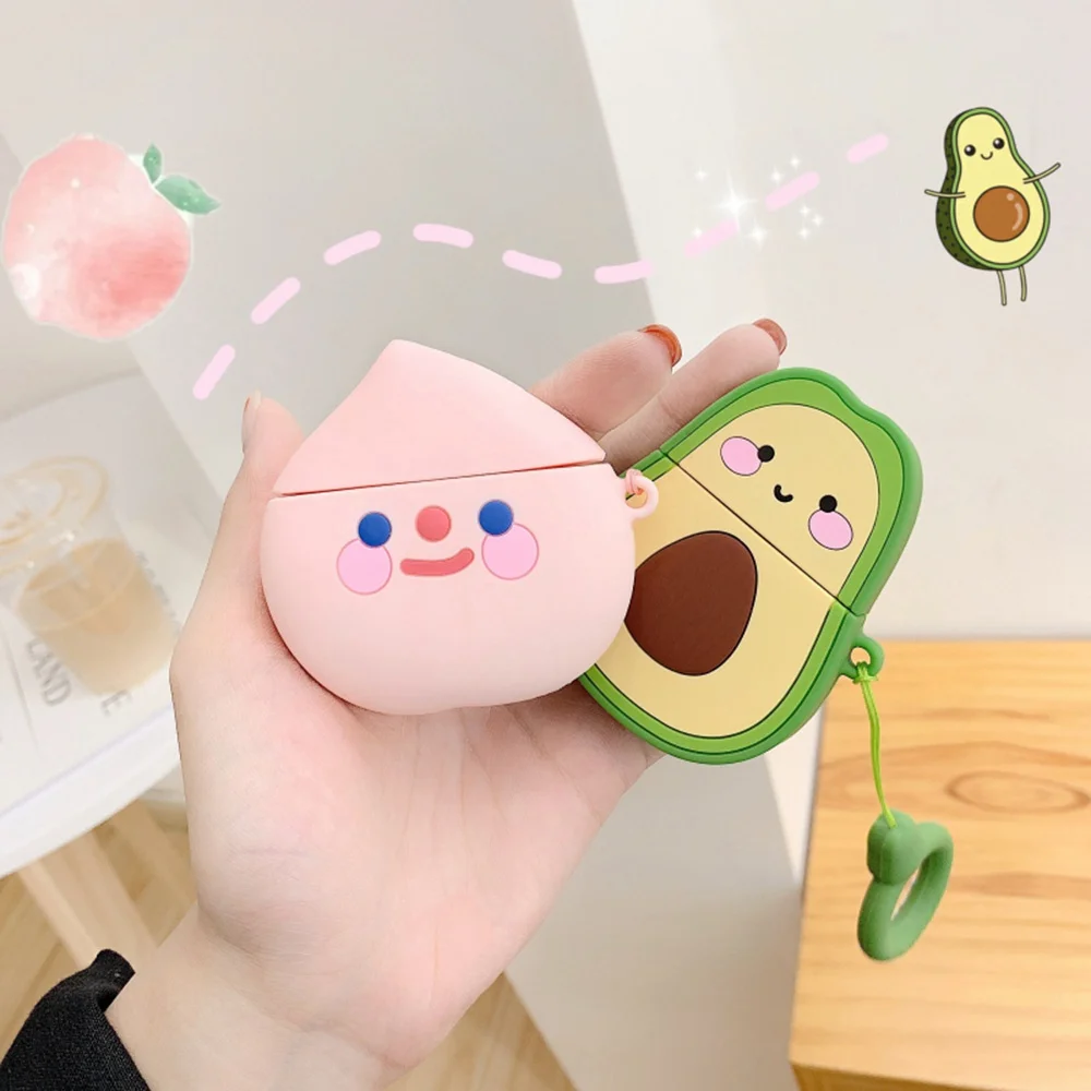 Для AirPods чехол 3D милый Cola Burger чехол для наушников s для Apple Airpods 2 защита Bluetooth Беспроводная крышка с кольцом на палец
