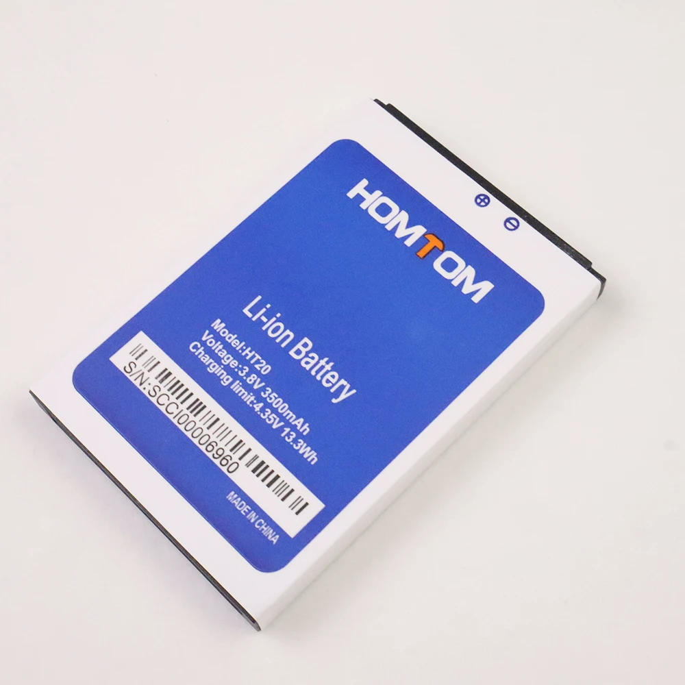 Новинка 100% года запасные батареи 3500 мАч для телефона большой емкости HOMTOM HT20 Pro |