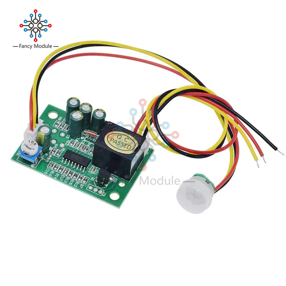 Реле времени 12 В постоянного тока модуль переключателя с пироэлектрическим