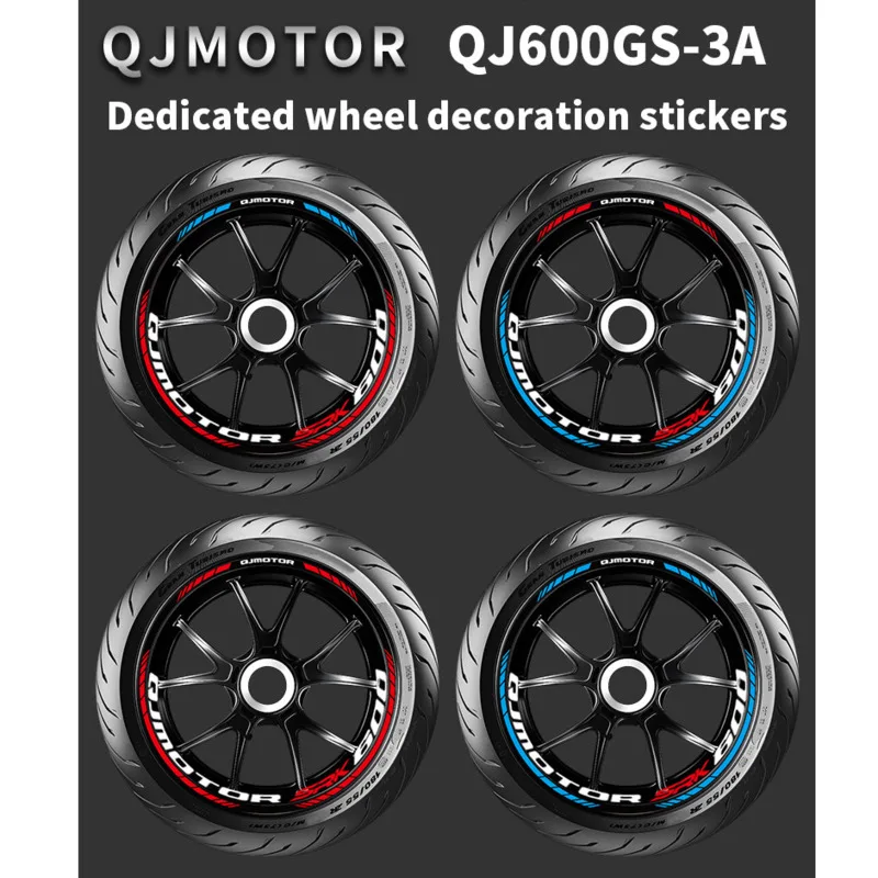 

Motorcycle Wheel Hub Rim Tire Bell Refitting Reflective Sticker Qianjiang Special for Car Qjmotor Qj600gs-3a