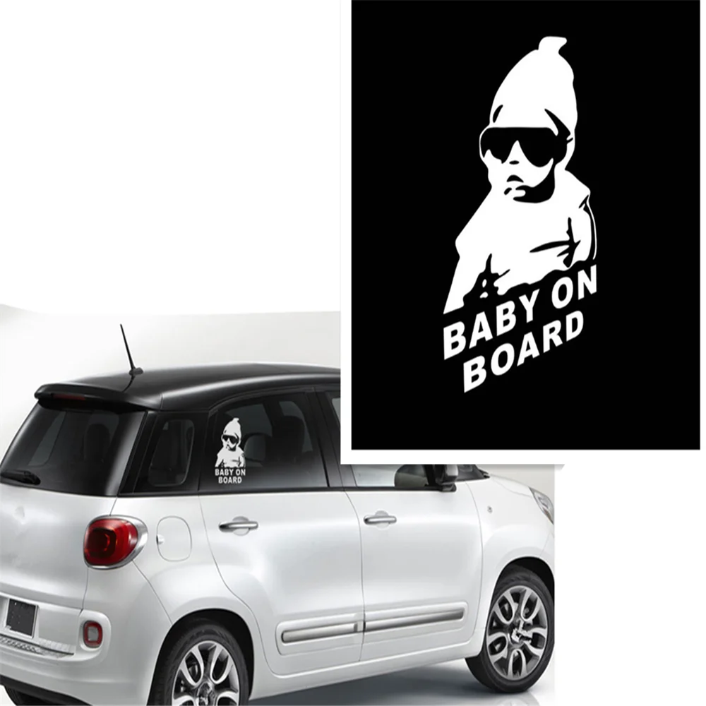 

1pcs Car sticker baby on the automobile for Mercedes W203 BMW E39 E36 E90 F30 F10 Volvo XC60 Audi A4 A6 Accessories