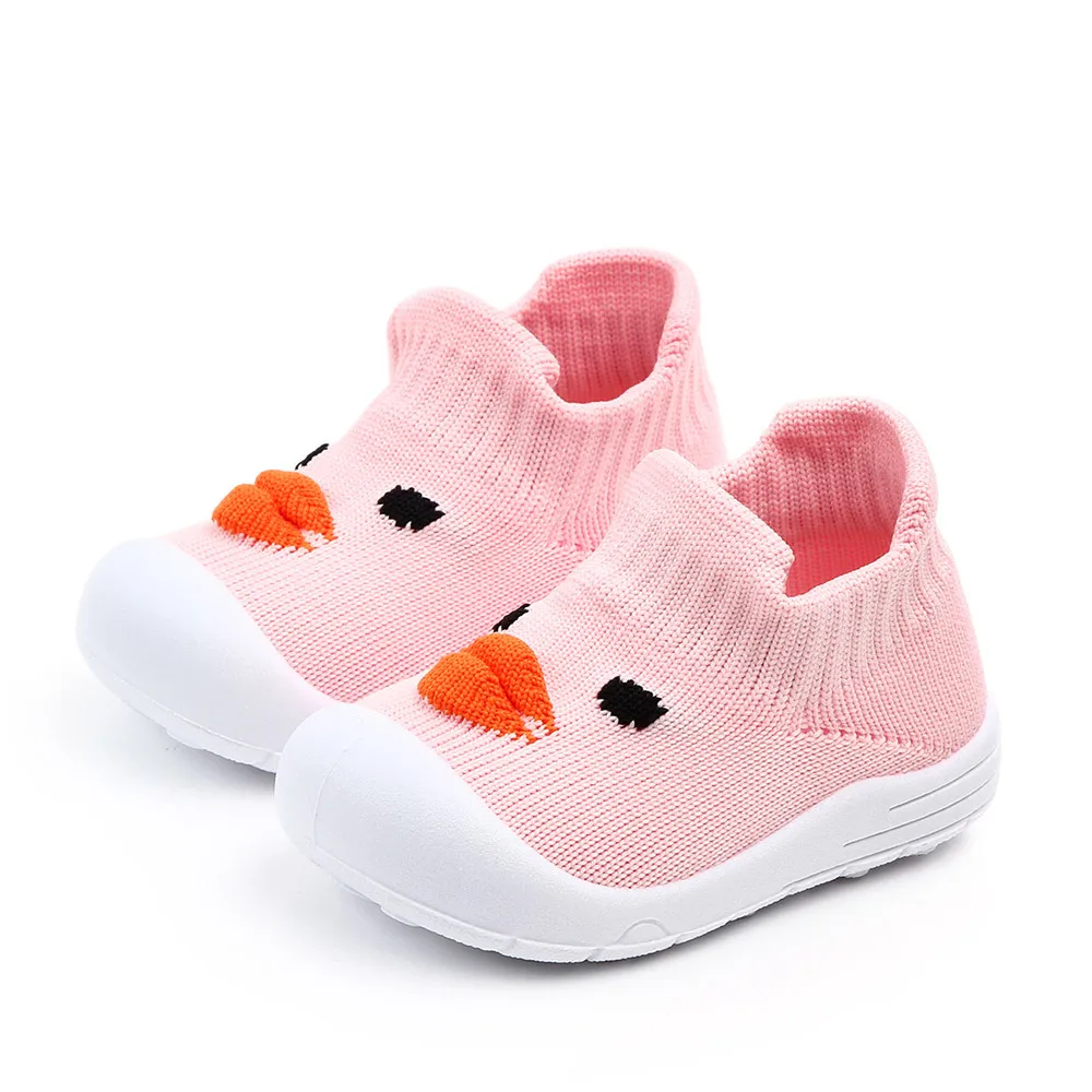 2020 Autumn Baby Toddler Shoes Baby Boy Girl Shoes Non-slip Shoes Sock Floor Shoes Foot Socks Cartoon Funny Cute Duck Style images - 6
