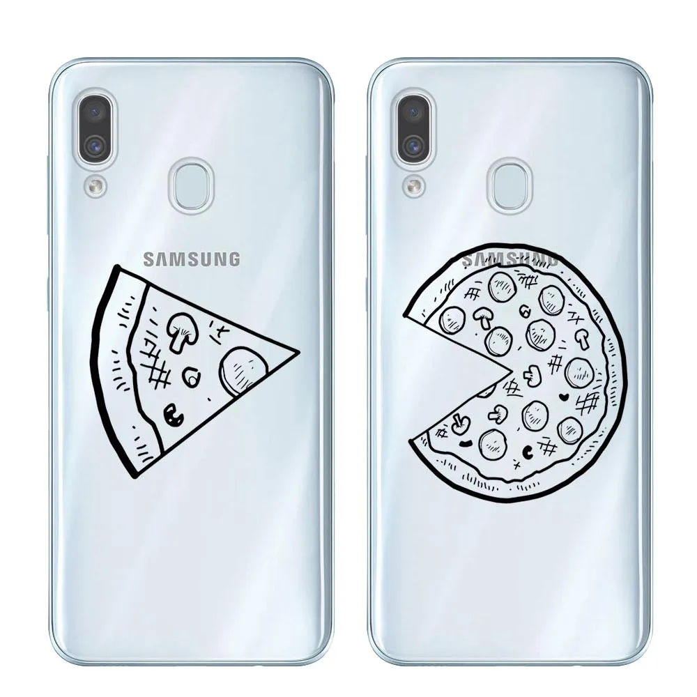 Funny Pizza Best Friends чехол для телефона Samsung A10 A20 A30 A40 A50 A70 A80 A7 A9 A6 A8 Plus 2018 мягкая задняя