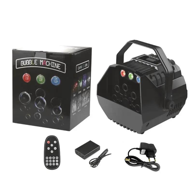 

1 Set Mini Bubble Machine Auto Bubble Blow Maker for Outdoor/Indoor Use Stage Atmosphere Making Props Gifts for Kids