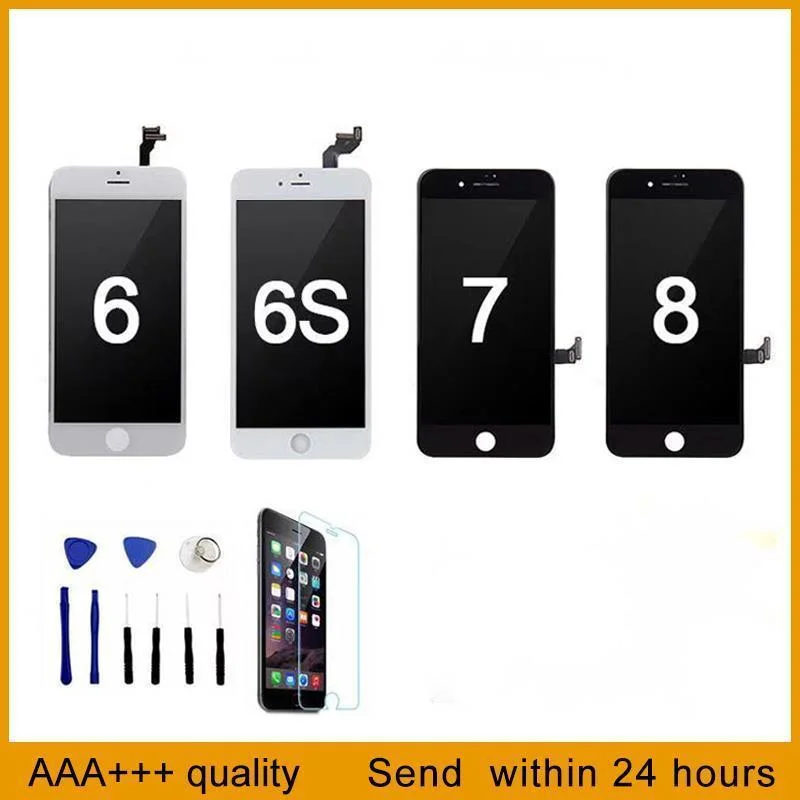 

AAA+++ Quality For iPhone 7 LCD Screen Diaplay 100% No Dead Pixel Replacement Pantalla For iPhone 6 6S 7 8 Plus LCD Diaplay Gift