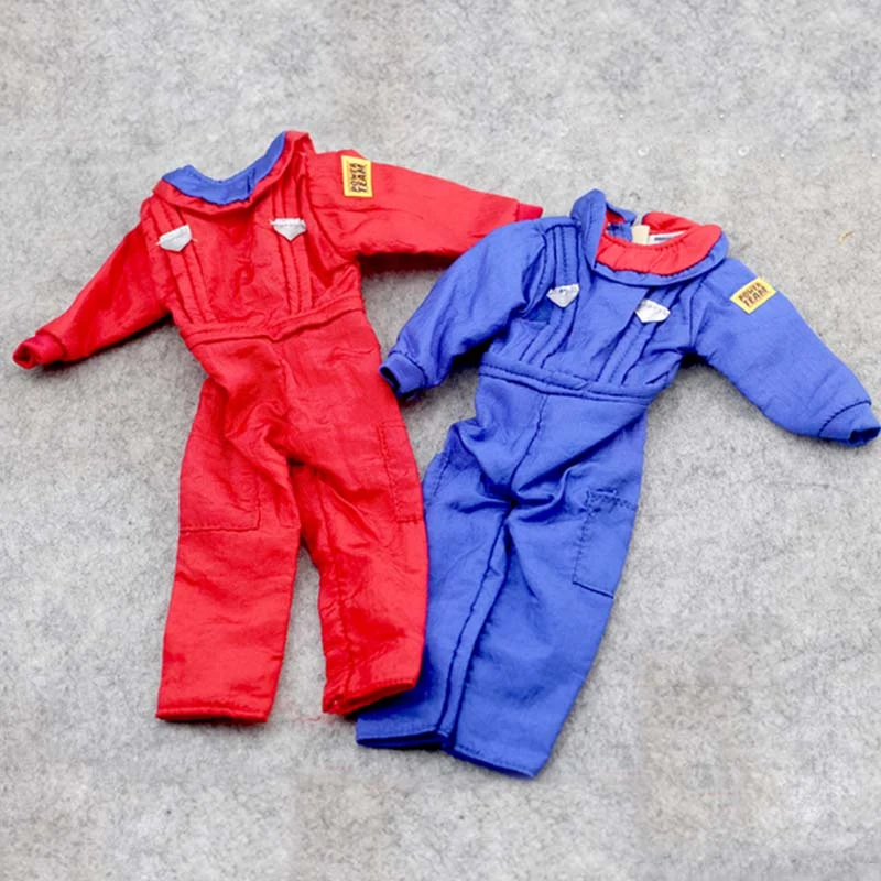 1/6 Scale аксессуары для мужской одежды красный и синий боди локомотив комбинезон