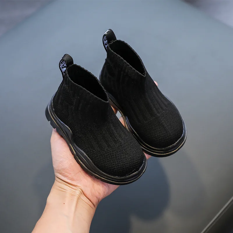 

Autumn baby Shoes Comfortable first walkers Soft Bottom toddler Girls Boys Shoes Kids Casual Knitted Sock Shoe SXR008