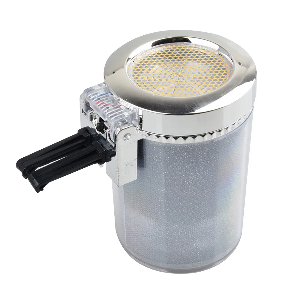 

Automotive Interior Colorful Car Ashtray with LED Lights Retardant Auto Ashtray Fireproof Fit Most Cup Holder Ashtray Easy Clean