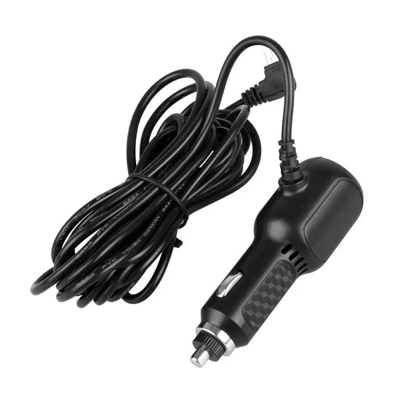

Driving recorder car charger 3.5m 5V3.5A GPS navigator power T charger cord hole ada universal charger power USB port doubl V6F0