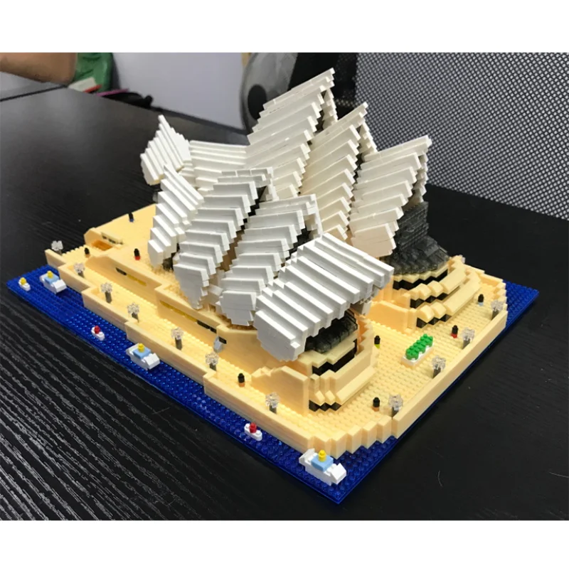 

4131PCS Mini Diamond Blocks Famous City Architecture Sydney Opera House Model Building Blocks Bricks Educational Toys For Gifts