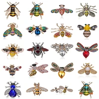 women jewelry accessories fashion brooch insect metal bee cute rhinestone brooches enamel pins