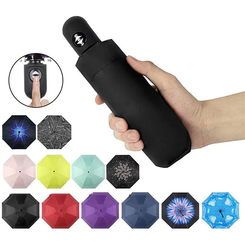 DMBRELLA Мини карманный автоматический 5 складной зонт ветрозащитный дождевой