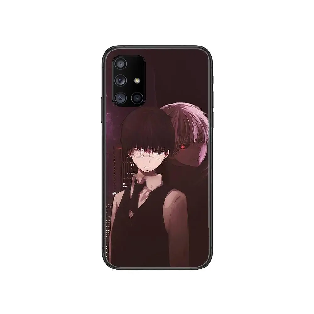 

Anime tokyo ghoul style Phone Case Hull For Samsung Galaxy A 50 51 20 71 70 40 30 10 80 E 5G S Black Shell Art Cell Cove