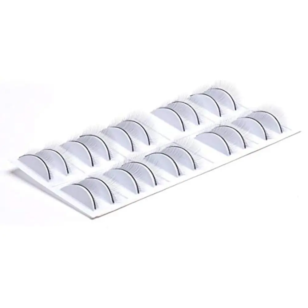 

2020 New 10Pairs Artificial Fiber False Eyelashes Extension Fake Adhesive Practice Eye Lashes