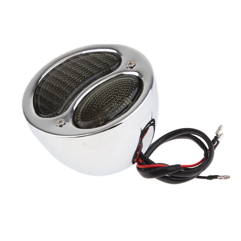 

Дым 12V двойная лампа задний фонарь для Harley Cruise Cafe Racer аксессуары