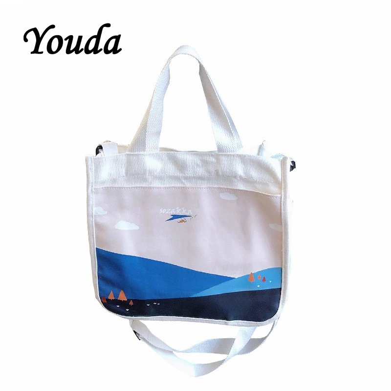 Youda Оригинальная дизайнерская сумка с принтом в классическом стиле модная