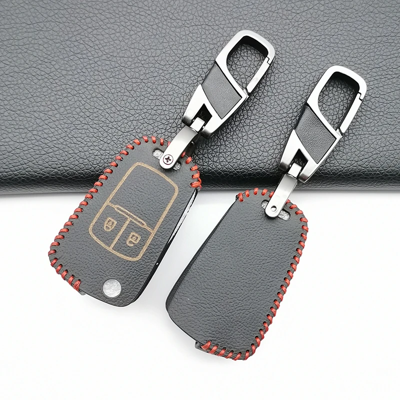 Чехол для автомобильного ключа из натуральной кожи Chevrolet Cruze Buick Opel VAUXHALL Astra Corsa Meriva