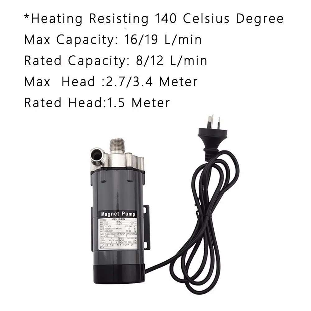 Насос пивоваренный из нержавеющей стали для сусла пивоварения пищевой Магнитный