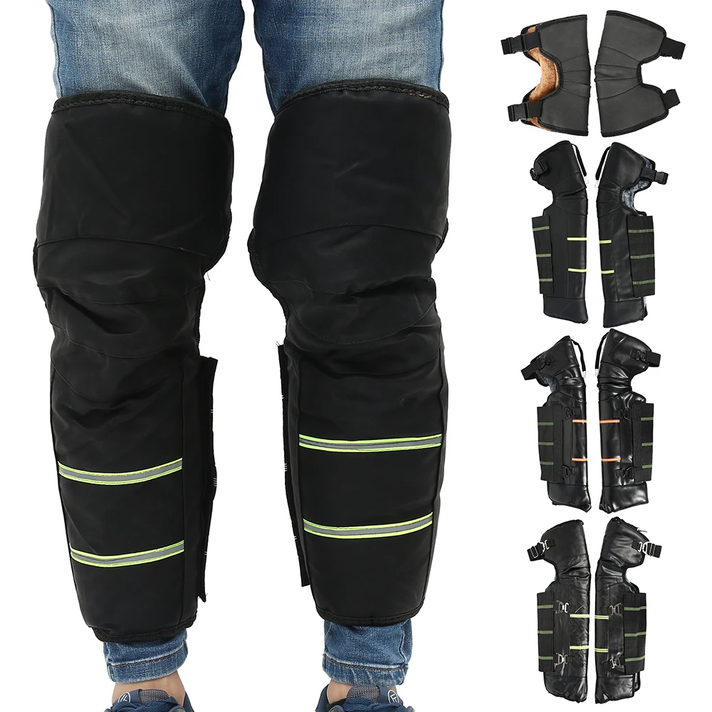 Motorcycle Protective KneePad Winter Scooter Moto Bike Warmer Windproof Warming Knee Pads Legs Protector Thickening Cold-Proof