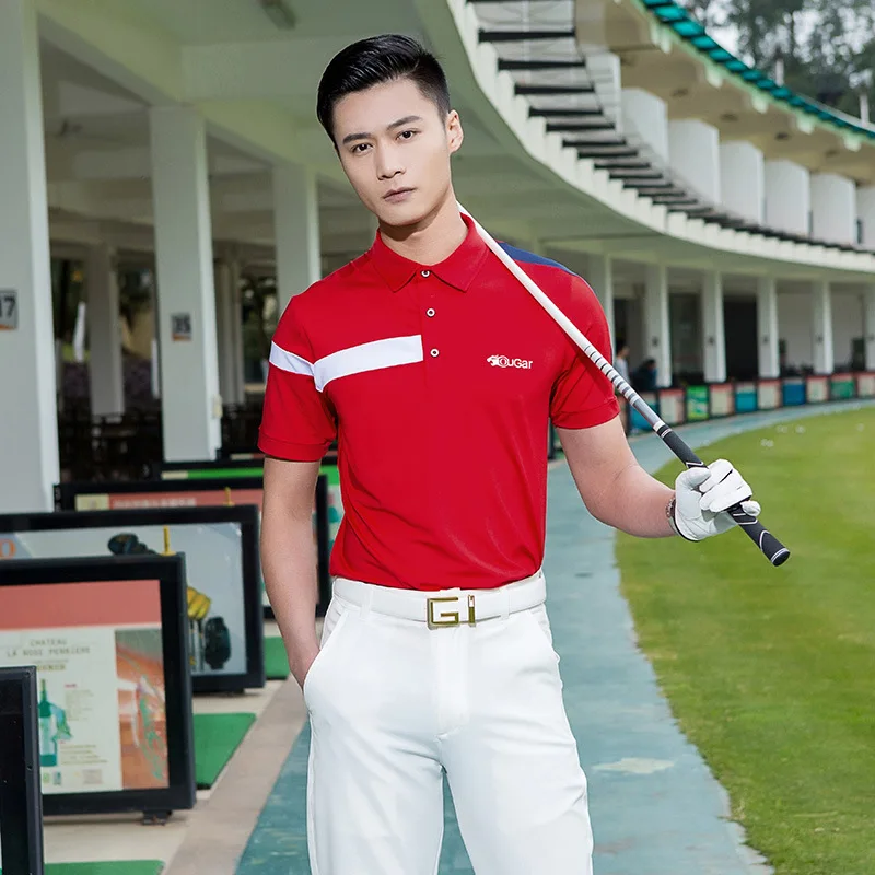 Футболка PGM мужская с коротким рукавом тренировочная дышащая быстросохнущая