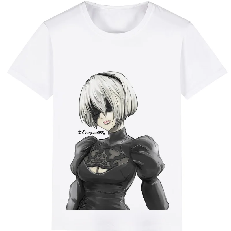 Костюм для косплея Nier: Automata YoRHa No.2 Type-B футболка с коротким рукавом детей и