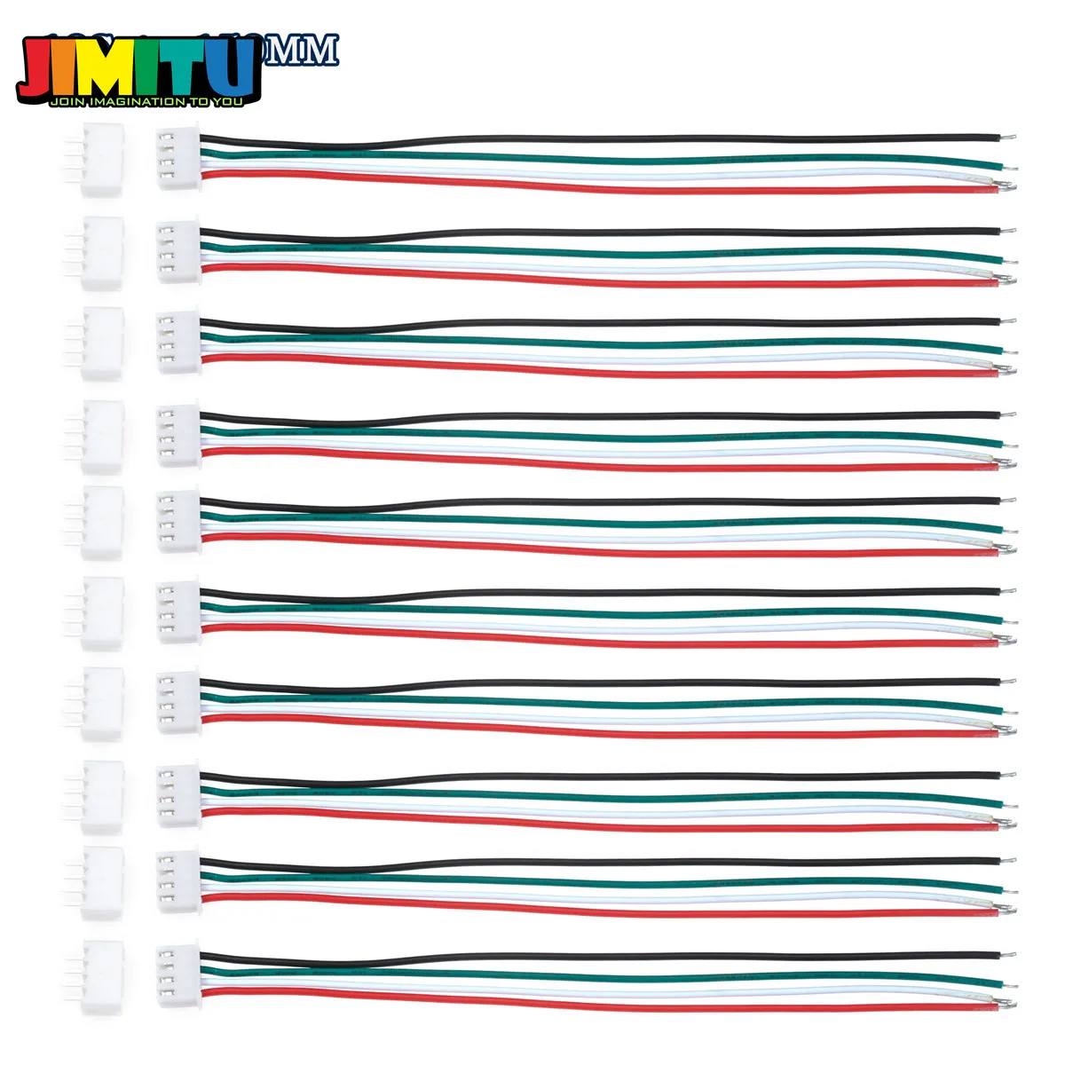 10 шт./комплект 4-контактный разъем Micro JST XH 2 54 мм 24AWG 1007 проводов 150 | Игрушки и хобби