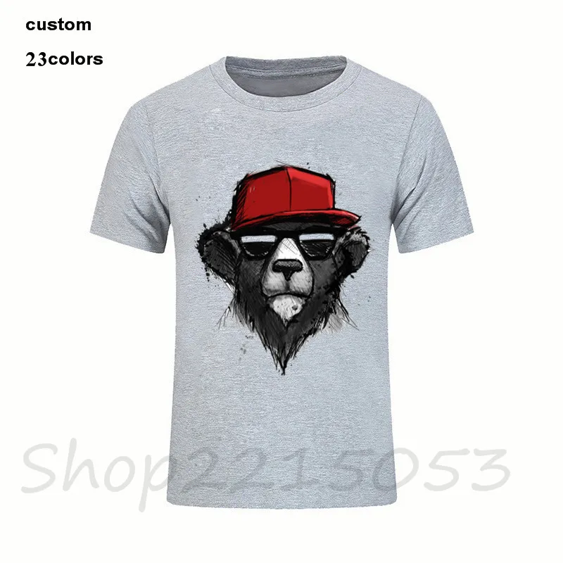 Лидер продаж 2020 оптовая продажа уличная одежда с надписью Dope Bear мужские футболки