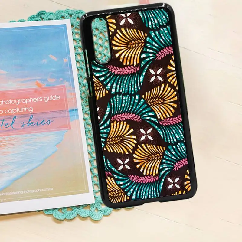 

African fabric Pattern pattern Phone Case PC for iPhone 11 12 pro XS MAX 8 7 6 6S Plus X 5S SE 2020 XR
