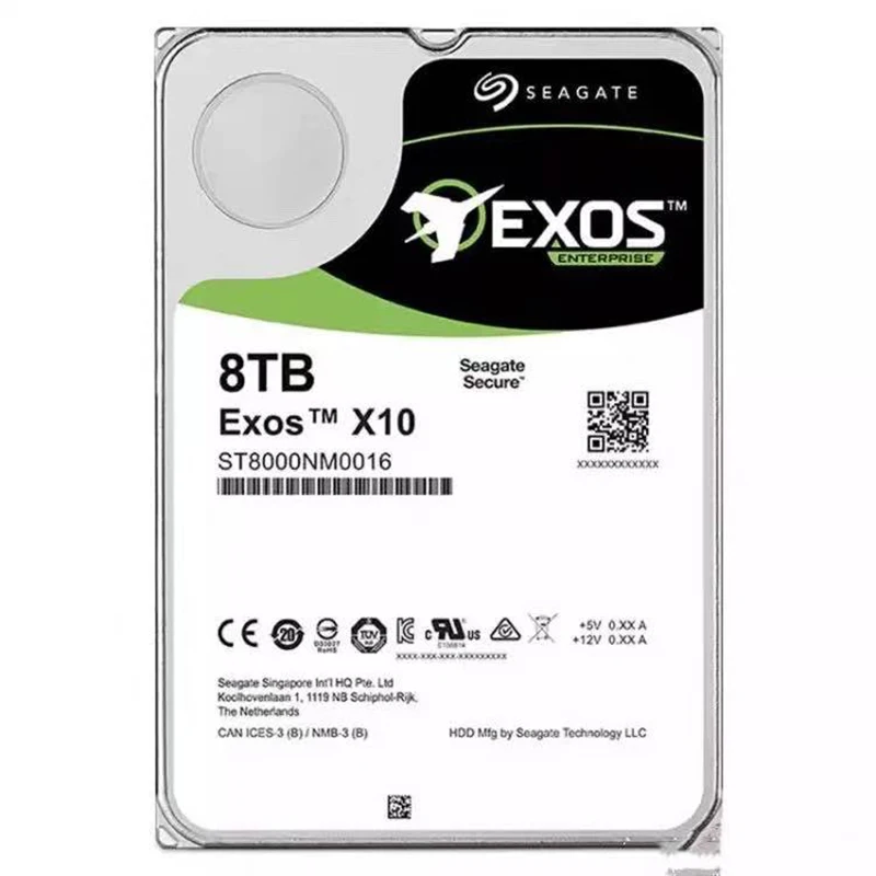 

Seagate ST8000NM0016 8TB (Helium) 7200 RPM SATA 6Gb/s 256MB Cache Hyperscale 512e Internal Hard Drive