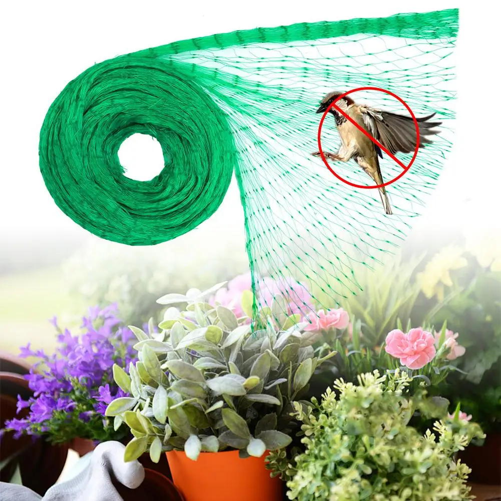 

Зеленая Сетка для птиц, садовая сетка для растений, предотвращает закрепление грызунов птиц с помощью 50 нейлоновых кабельных стяжек и 10 сад...