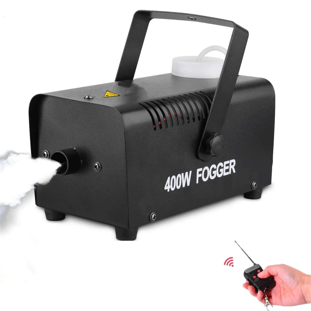 

Wireless Remote Control 400W Fog Machine Pump DJ Disco Smoke Machine For Home Party Wedding Show Stage Effect Fogger Ejector