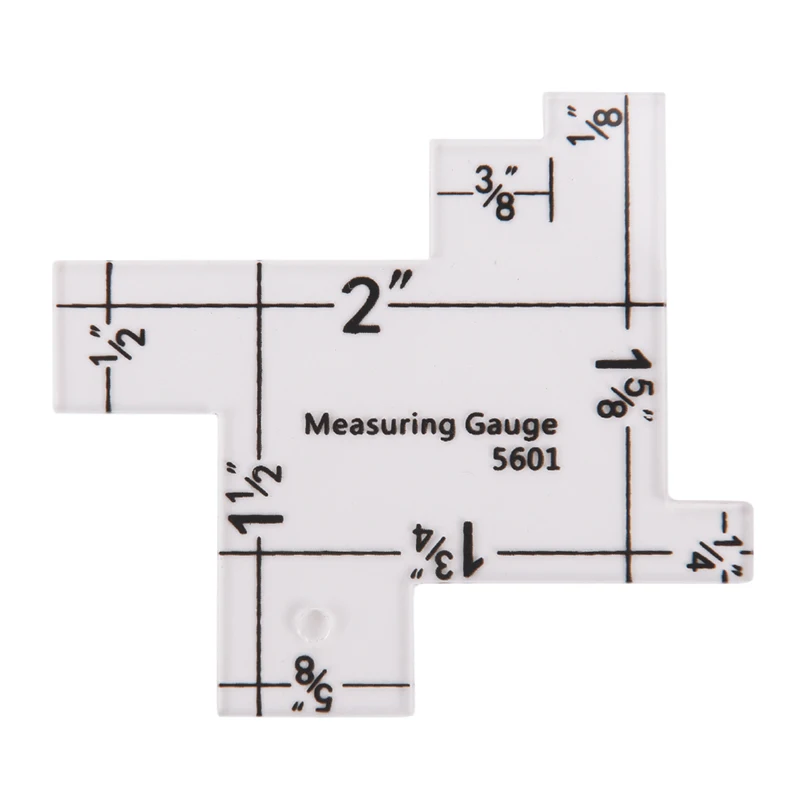 1 шт. имперские метрические мини весы пластиковый измерительный прибор для шитья
